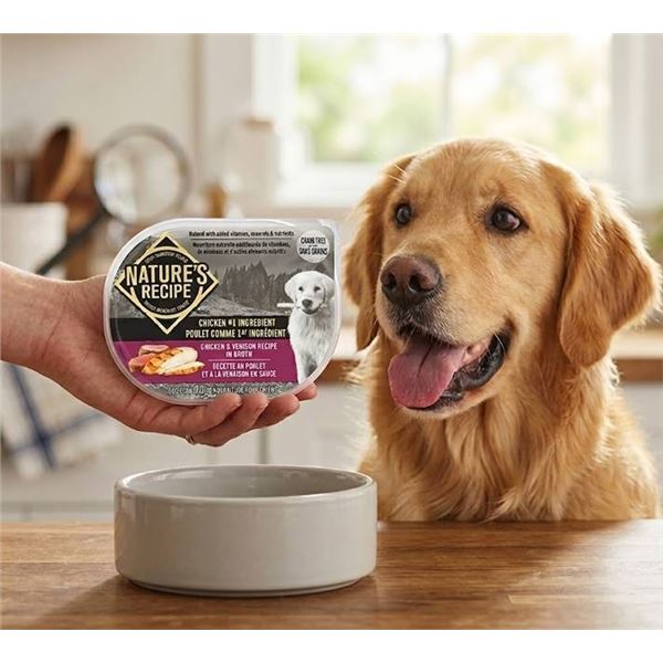Nature's Recipe Chicken & Venison Dog Food 12