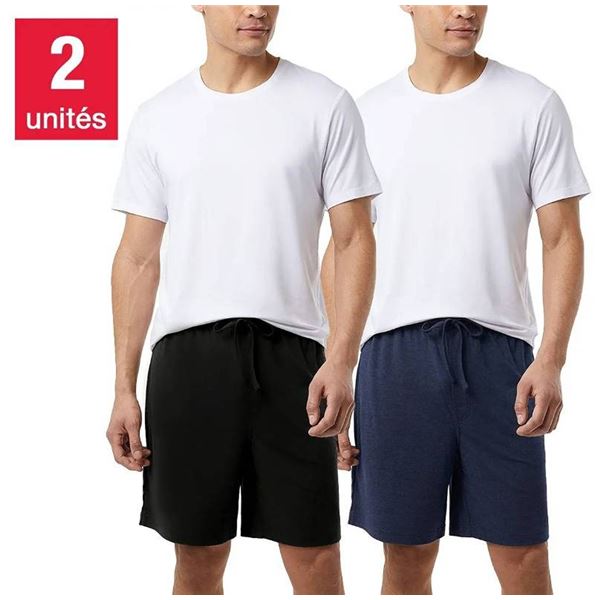 32 Degrees HEAT Men's 2-Pack Lounge Shorts S