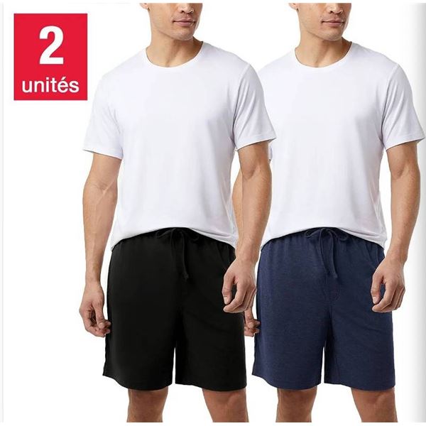 32 Degrees HEAT Men's 2-Pack Lounge Shorts S