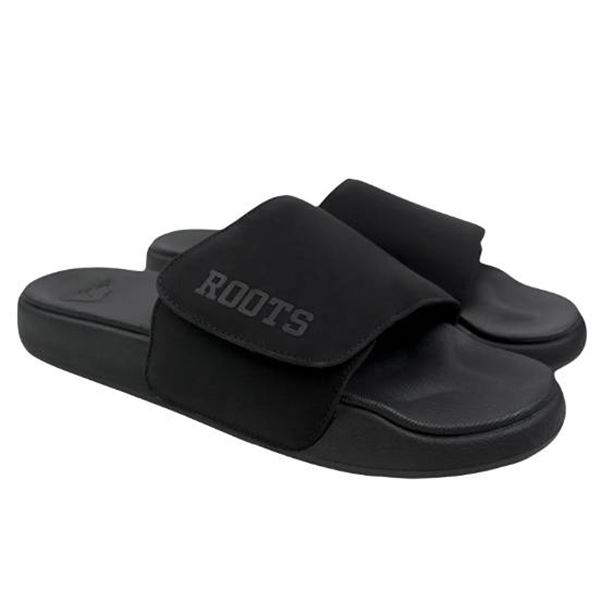 Roots Black Slide Sandals Size 13