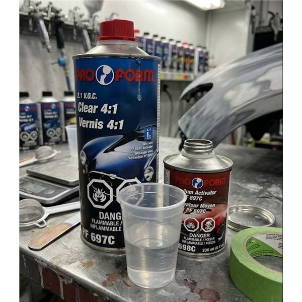 ProForm PF 697C Clear Coat & PF 698C Activ.