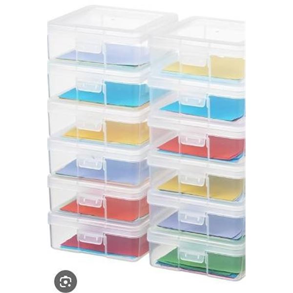 Novolinks Stackable Plastic Box 12 Pack