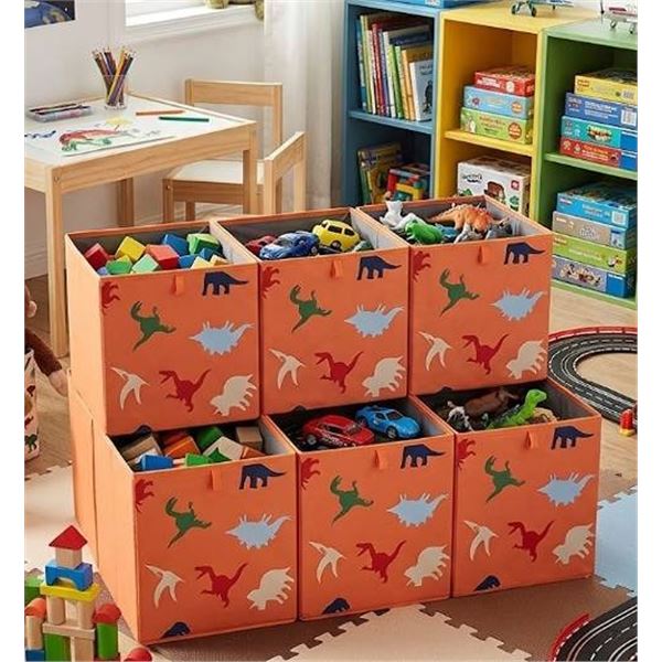 Amazon Basics 6-Pack Dino Squad Organizer B