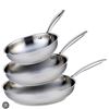 Image 1 : Meyer Accolade 3pc Stainless Steel Fry Pan