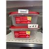 Image 2 : 2 Rubbermaid Food Storage Containers