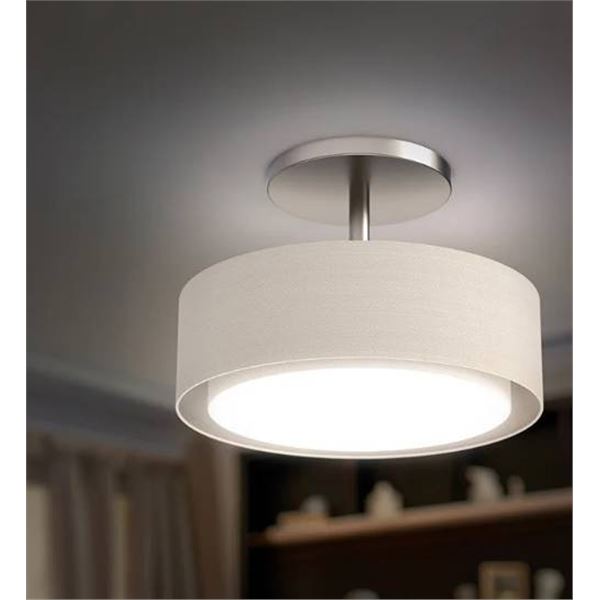 Koda Duo-Mount Fabric Drum Ceiling Light
