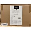 Image 2 : AmazonBasics Metallic Black Storage Bins, 2pc