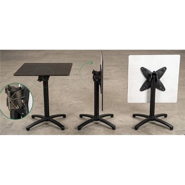 Folding Storable Table 27.5" x 27.5"