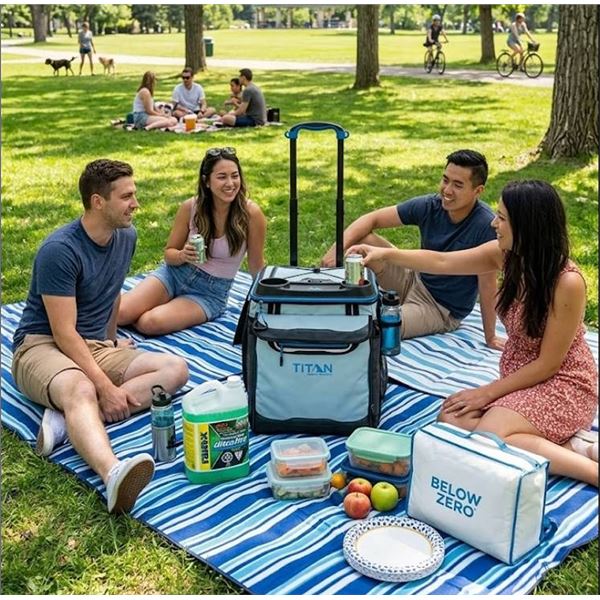 Titan Deep Freeze Rolling Cooler