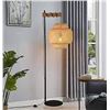 Image 1 : Focobus Modern Rattan Floor Lamp