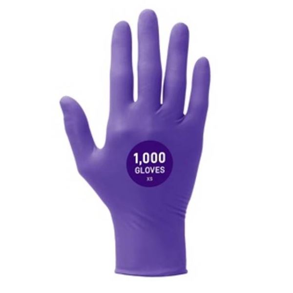 Kimtech Purple Nitrile Exam Gloves M