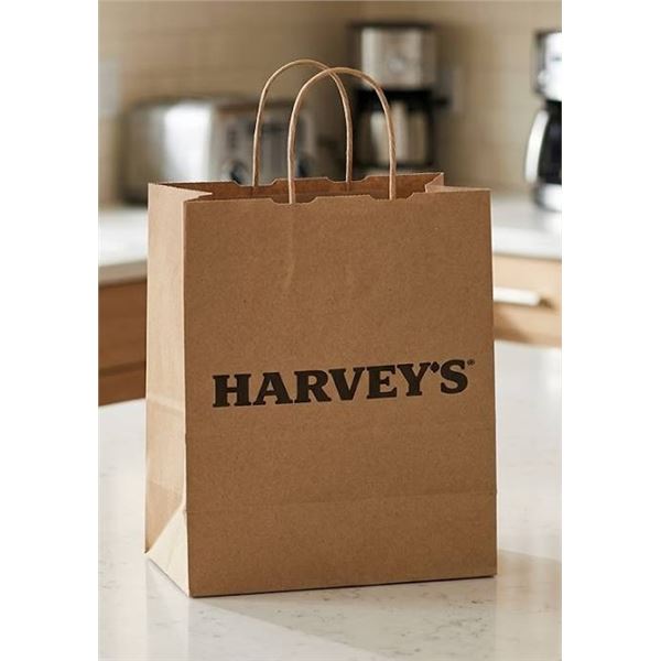 Harvey's Kraft Paper Bags, 250 Units