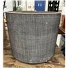 Image 3 : Rivet Mid-Century Ceramic Planter with Stand 10"