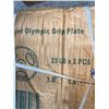 Image 3 : Pack of 2 - Rubber Olympic Grip Plate 25LB