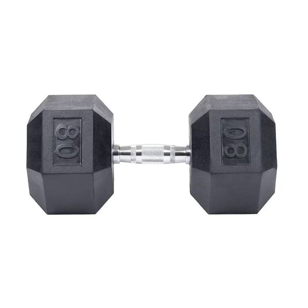 Orion Rubber Hex Dumbbell 60 lb