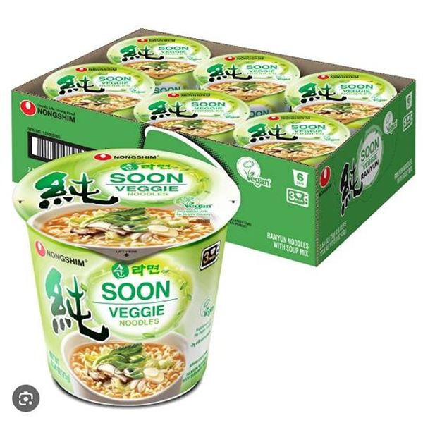 Nongshim Soon Veggie Ramyun 6-Pack