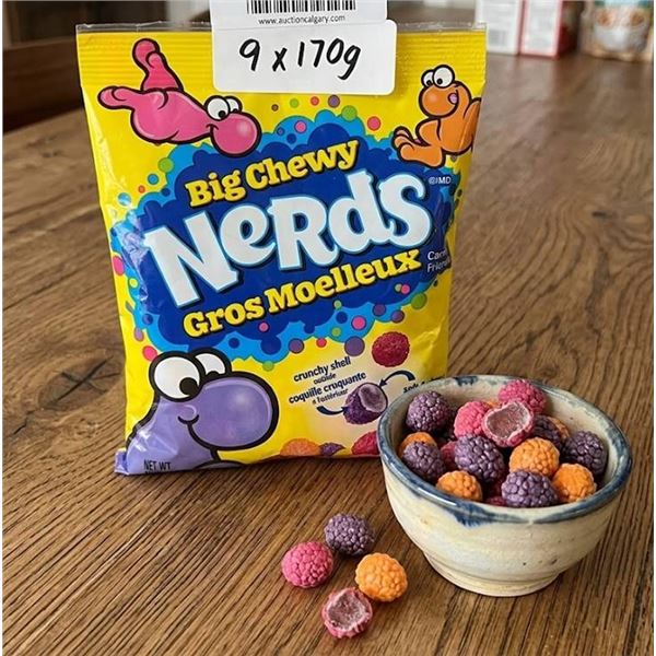Big Chewy Nerds Candy 9 x 170g
