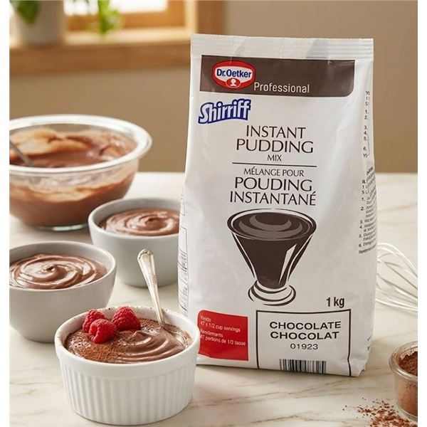 Shirriff Instant Chocolate Pudding Mix 2x1kg