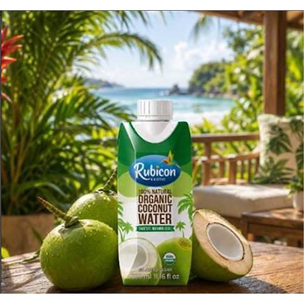 Rubicon Organic Coconut Water 12 Pack