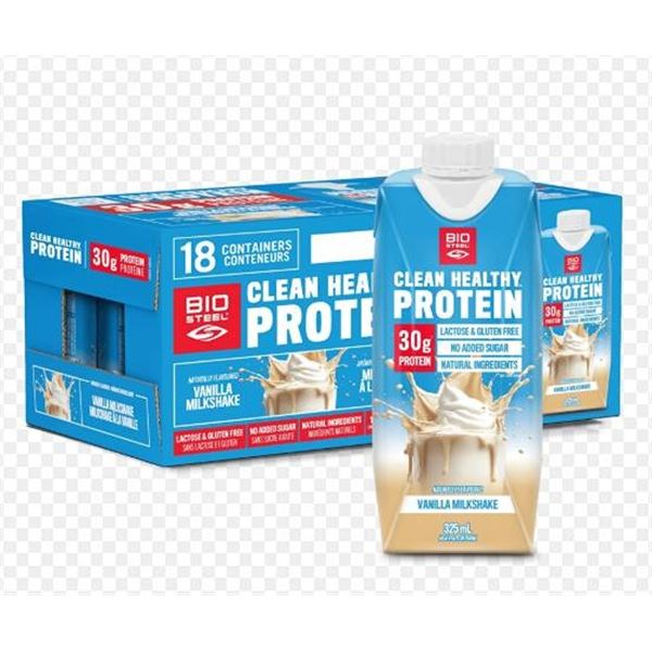 BioSteel Vanilla Protein Shake, 18 Pack