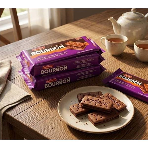 Britannia Bourbon Chocolate Biscuits 97g