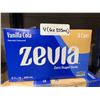Image 3 : Zevia Vanilla Cola Soda Pack, 4x6 Cans