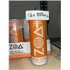 Image 2 : ZOA Wild Orange Energy Drink 12x355mL