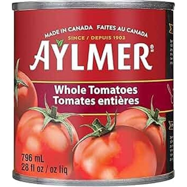 Aylmer Whole Tomatoes 8 x 796mL