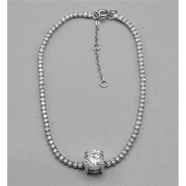 $1,060.00-1.00 CT GRA CERTIFIED ROUND BRILLIANT CUT MOISSANITE STONE VVS D COLOR SET IN 4 CLAW BASKE