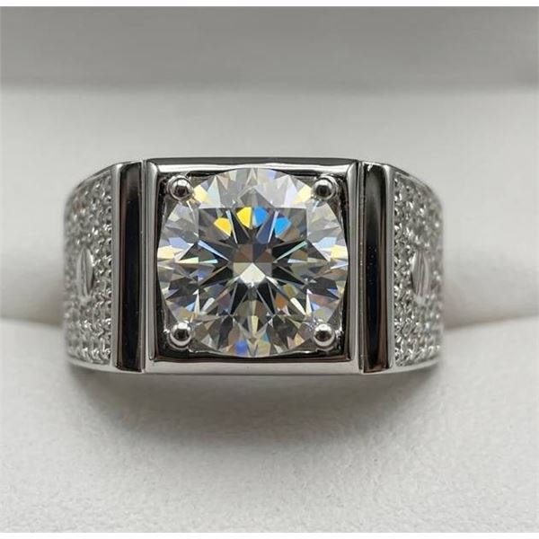 $1,635.00-2.00 CT TW GRA CERTIFIED ROUND BRILLIANT CUT MOISSANITE STONE VVS D COLOR WITH THE 52 CUBI
