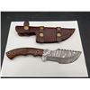 Image 3 : Damascus Steel Knife with Sheath