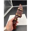 Image 6 : Damascus Steel Knife with Sheath