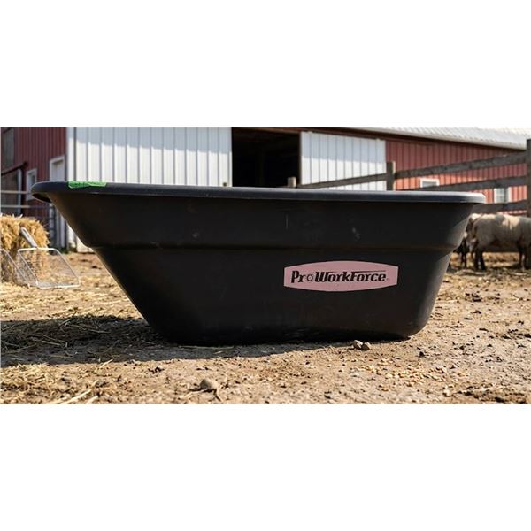 ProWorkForce 3ft x 2ft  Black Plastic Utility Tub