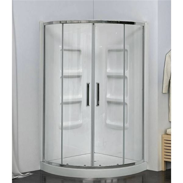 Dolphin Plumbing 38" Round Shower Kit