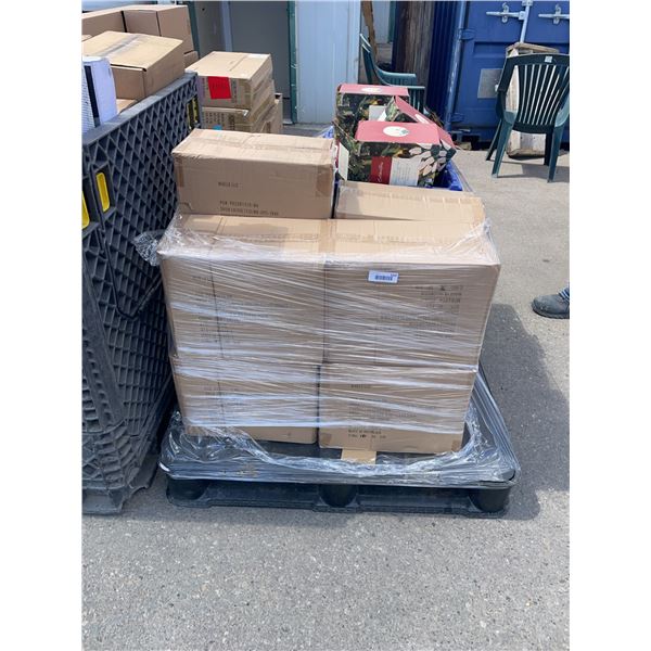 Pallet of Holiday Lights and Decorations