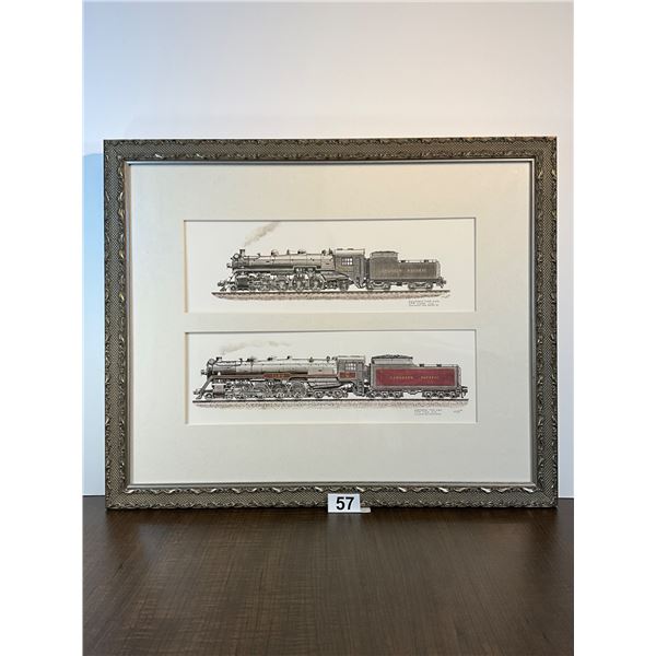Cameron King Canadian Pacific Railway Locomotive Prints (Framed)