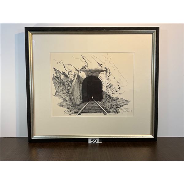 Limited Edition Hand-Signed Railway Tunnel Print