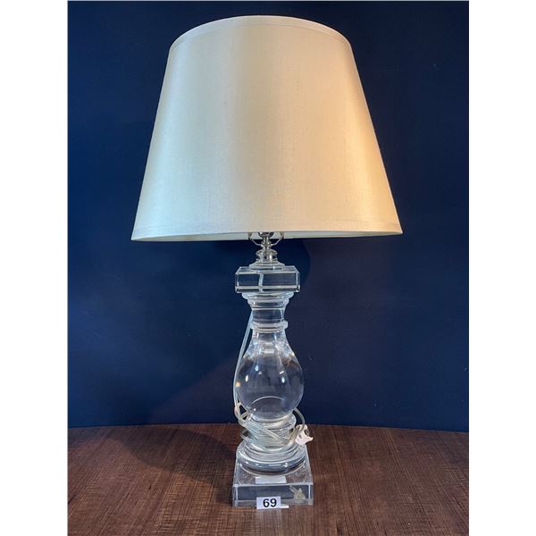 Restoration Hardware Crystal Table Lamp