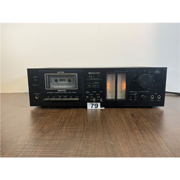 Nikko ND-590 II Stereo Cassette Deck