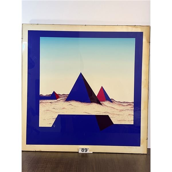 Limited Edition Abstract Geometric Print by P. Toonen (370/370)