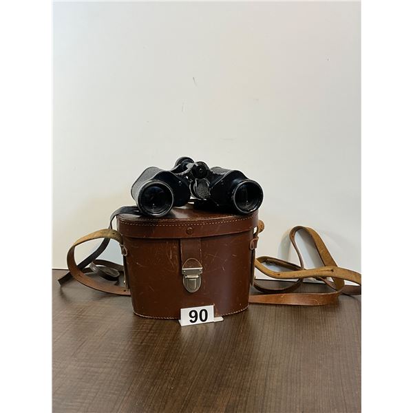 Carl Zeiss Jena 8x30W Binoculars with Original Leather Case (Germany)