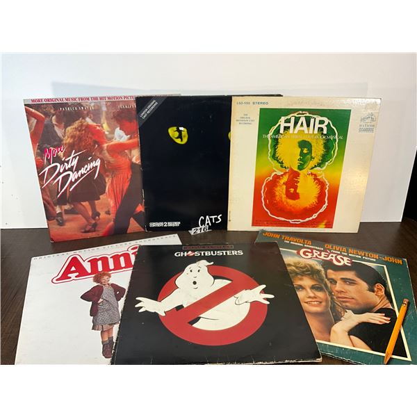 Vintage Soundtrack Vinyl Record Collection (6 LPs)