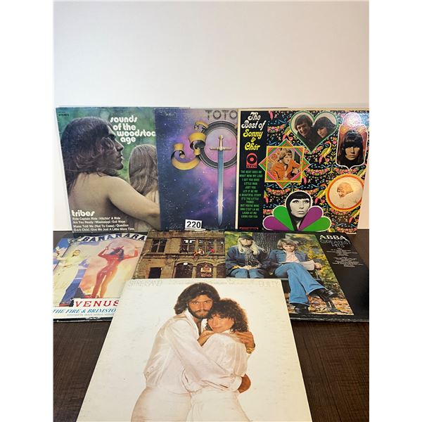 Assorted Pop & Rock Vinyl Record Collection