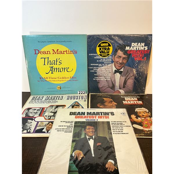 Dean Martin Vinyl Record Collection