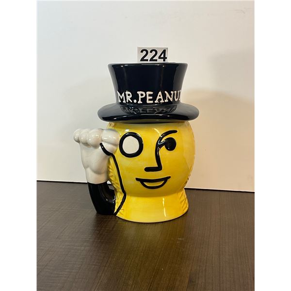 Mr. Peanut Ceramic Cookie Jar