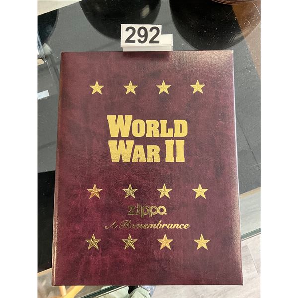 Zippo "A Remembrance" World War II Collector's Lighter Set