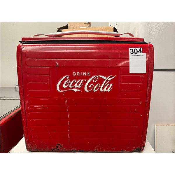 Vintage Coca-Cola Metal Cooler