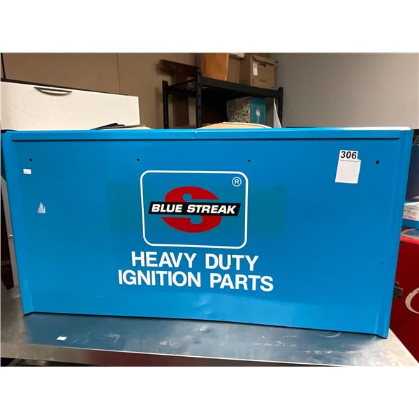 Blue Streak Heavy Duty Ignition Parts Countertop Parts Catalog Display Rack with Manuals