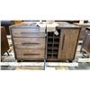 Image 3 : RUSTIC DARK WOOD HUTCH