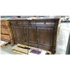 Image 1 : LEGACY CLASSIC 3 DOOR 3 DRAWER DARK WOOD CONTEMPORARY SIDEBOARD BUFFET